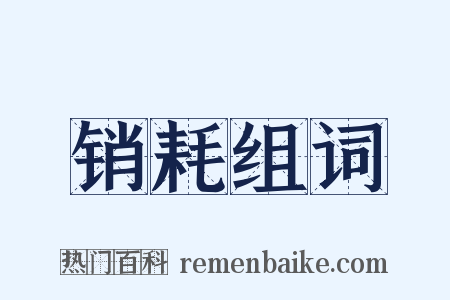 销耗组词是什么意思的图片